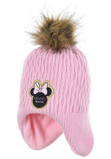 DISNEY MINNIE MOUSE Bommelmütze Baby Mädchen Winter-Mütze Strick-Bommel-Mütze mehr Neueste Mode