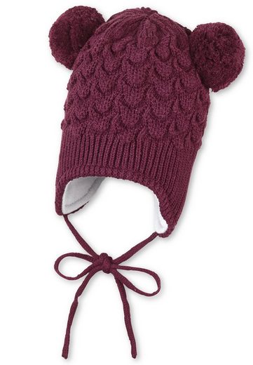 STERNTALER® Strickmütze Bommelmütze Struktur 1-St mehr Super Rabatt