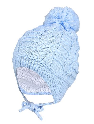 TUPTAM Strickmütze TupTam Baby Winter Mütze Strickmütze zum Binden mehr Black Friday Preise