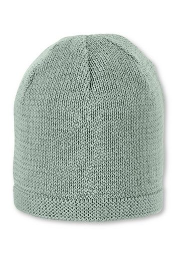 STERNTALER® Strickmütze OCS Strickmütze (1-St., Wintermütze gefütterte und ideal für kalte Tage) Strick Beanie Kinder aus weicher Baumwolle unifarben mehr Großer Ausverkauf