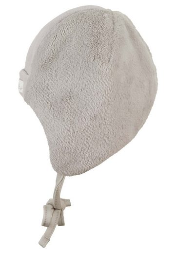 STERNTALER® Schlupfmütze Mütze (1-St., Wintermütze mit Bärchen Motiv, Bindeband und Ohrenschutz) Baby Beanie Mütze aus weichem Teddyflausch unifarben mehr Neueste Mode