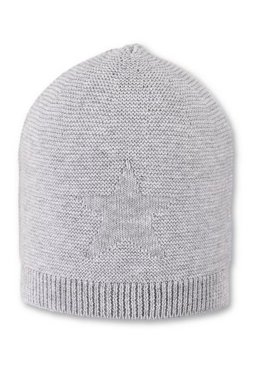 STERNTALER® Strickmütze GOTS Strickmütze 1-St., Kinder Strickmütze mit eingestricktem Stern ideal für den Winter) Wintermütze Baby gefüttert mit Baumwollfleece (Bio mehr Riesige Ersparnisse