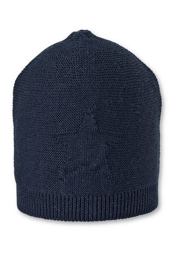 STERNTALER® Strickmütze GOTS Strickmütze 1-St., Kinder Strickmütze mit eingestricktem Stern ideal für den Winter) Wintermütze Baby gefüttert mit Baumwollfleece (Bio mehr Riesige Ersparnisse