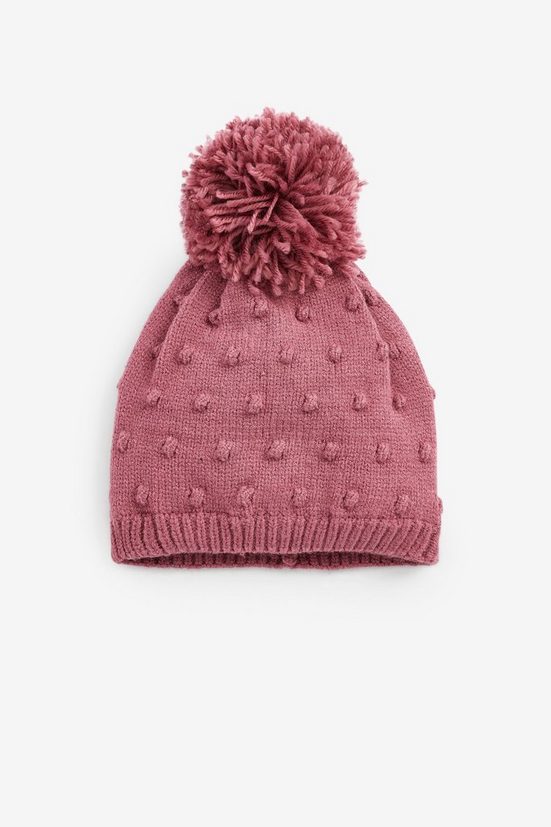 NEXT Bommelmütze Leichte Strickmütze mit Bommel 1-St mehr Discount Store für neue Produkte