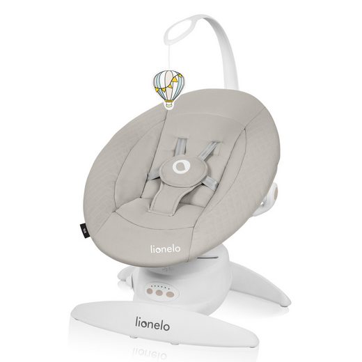 LIONELO Babywippe IRIS 360 Grad/ ab Geburt/12 Wiegenlieder/leicht und leise mehr Limitierter Zeitrabatt