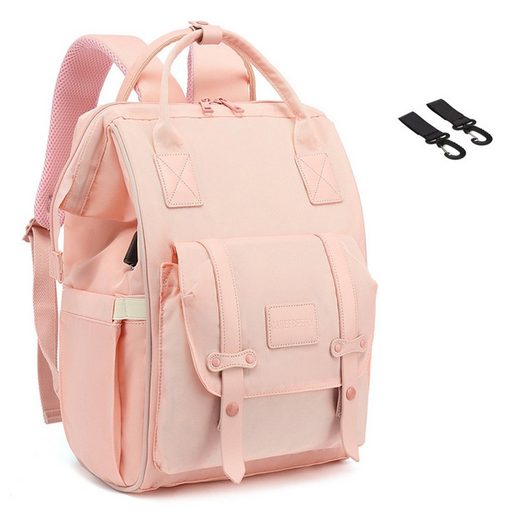REDOM Wickelrucksack Wickeltasche Rucksack Baby Multifunktions-Babytaschen wasserabweisend (Windeln Babyflasche Milchfläsche Rucksack Tasche mit USB-Anschluss, Multifunktional, Babytasche, Wickelrucksack), mit Kinderwagen-Haken Super Sparpreis