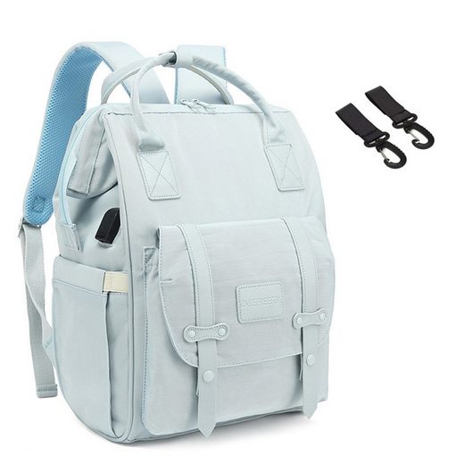REDOM Wickelrucksack Wickeltasche Rucksack Baby Multifunktions-Babytaschen wasserabweisend (Windeln Babyflasche Milchfläsche Rucksack Tasche mit USB-Anschluss, Multifunktional, Babytasche, Wickelrucksack), mit Kinderwagen-Haken Begrenzte Freigabe