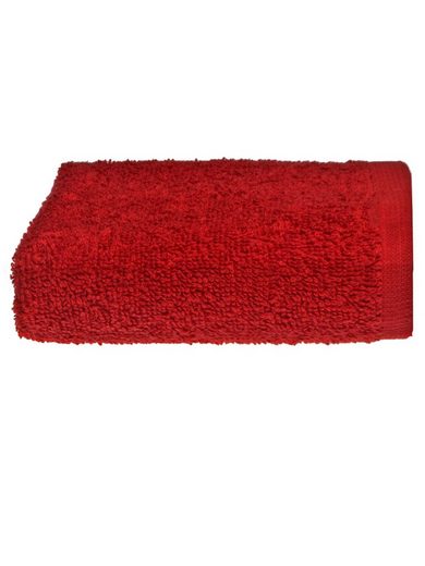 JULIE JULSEN Handtücher 1-Handtücher-Grau-Waschlappen 30 x 30 cm Baumwolle (1-St) mehr Top Angebot