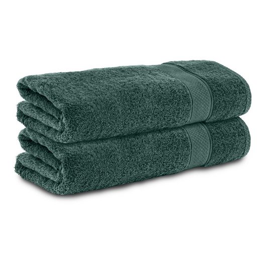 KOMFORTEC Badetücher 100% Baumwolle, 470 g/m² Frottee (2-St), Handtücher 70x140 cm Set, Weich mehr Sonderangebote