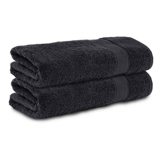 KOMFORTEC Badetücher 100% Baumwolle, 470 g/m² Frottee (2-St), Handtücher 70x140 cm Set, Weich mehr Sonderangebote