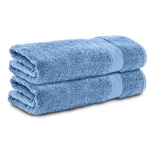 KOMFORTEC Badetücher 100% Baumwolle, 470 g/m² Frottee (2-St), Handtücher 70x140 cm Set, Weich mehr Riesige Ersparnisse