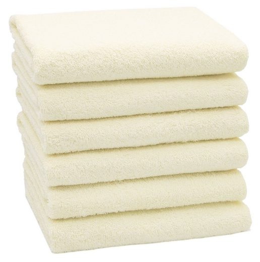 ZOLLNER Handtücher Walkfrottier (6-St), 50 x 100 cm, 100% Baumwolle, vom Hotelwäschespezialisten mehr Kostenloser Versand