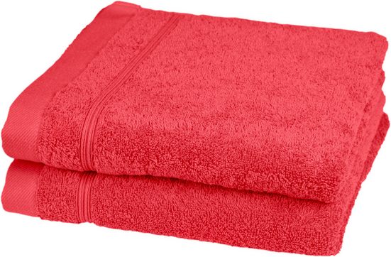 ROSS Handtücher Rubin Frottier (Packung, 2-St), 100% Baumwolle mehr Sonderangebot