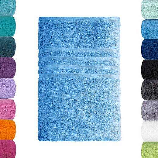 LAVEA Badetuch Bali 100x150cm aus 100% Bio-Baumwolle, einzigartig weiches Badetuch mit 500 g/m² (1-St), hochwertiges und nachhaltiges Premium Strandtuch – saugstarke Faser mehr Heißer Verkauf