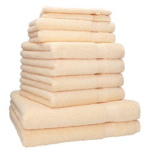 BETZ Handtuch Set 10-tlg. Handtuch-Set PREMIUM 100% Baumwolle (10-St), 100% Baumwolle mehr 50% Rabatt mit kostenlosem Versand