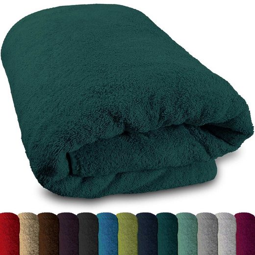LANUDO Badetücher Lanudo® Saunahandtuch "Maxi Line" 100x200 cm div. Farben 100% Baumwolle (1-St) mehr Fabrik Onlineshop