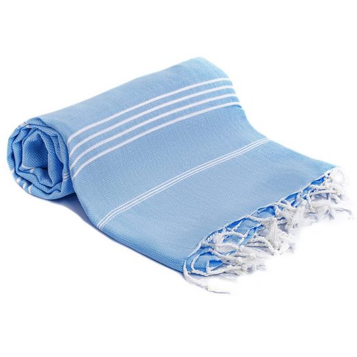 TURQUOISE HOME Hamamtuch Signature Strandtuch 100x180cm XL Saunahandtuch Reisehandtuch 100% Baumwolle mehr Nur für heute