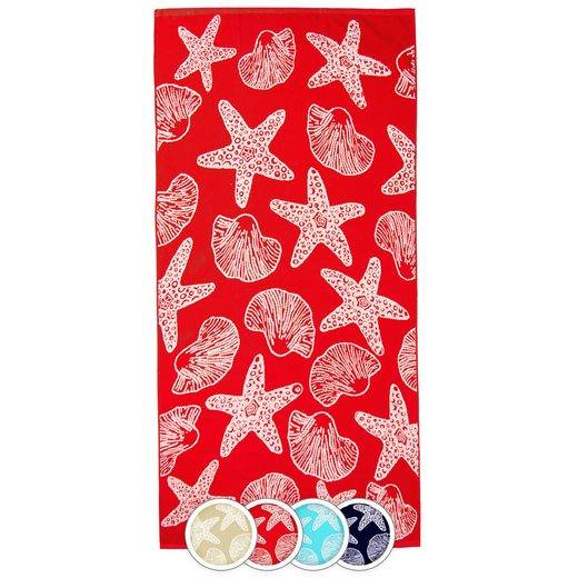 ZOLLNER Strandtuch Frottee (1-St), 90 x 180 cm, 100% Baumwolle, mit Meerestier-Design mehr Blitzverkäufe