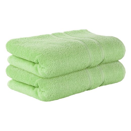 STICKANDSHINE Badetuch 2er Set Premium Frottee Badetuch 100x150 cm in 500g/m² aus 100% Baumwolle (2 Stück Pack) Badetücher 100 x 150 100% Baumwolle 500GSM Frottee mehr Kostenloser Versand