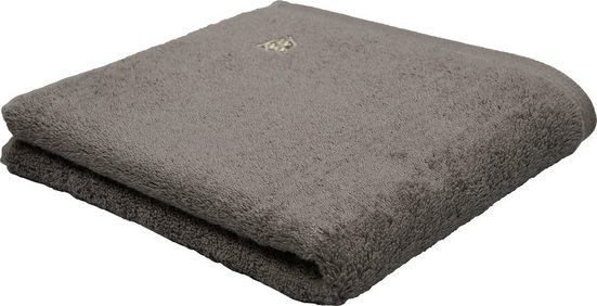 ROSS Duschtuch Vita Frottier (1-St), Bestickung ROSS-Emblem mehr Preisnachlass