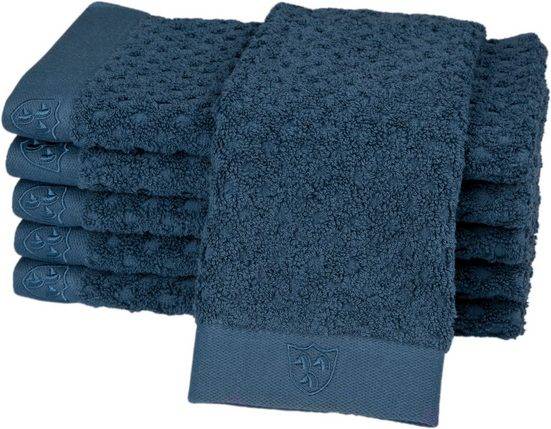 ROSS Gästehandtücher Harmony Frottier (6-St), 100 % Baumwolle mehr Wochenangebot