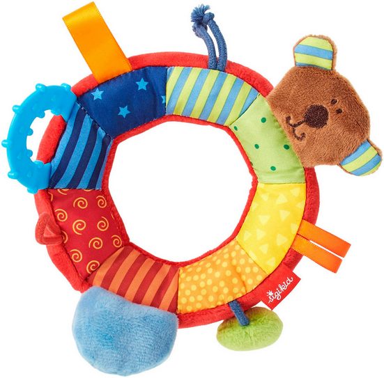 SIGIKID Greifling PlayQ, START Ringgreifling Bär mit Rassel mehr Bis zu 50% Rabatt