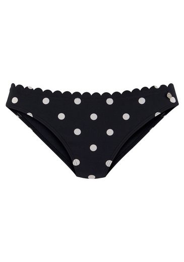 LASCANA Bikini-Hose Jada mit Muschelkante und Pünktchen mehr 50% Rabatt für begrenzte Zeit