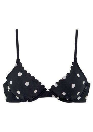LASCANA Bügel-Bikini-Top Jada mit leichter Wattierung und Muschelkante mehr Fabrikverkauf