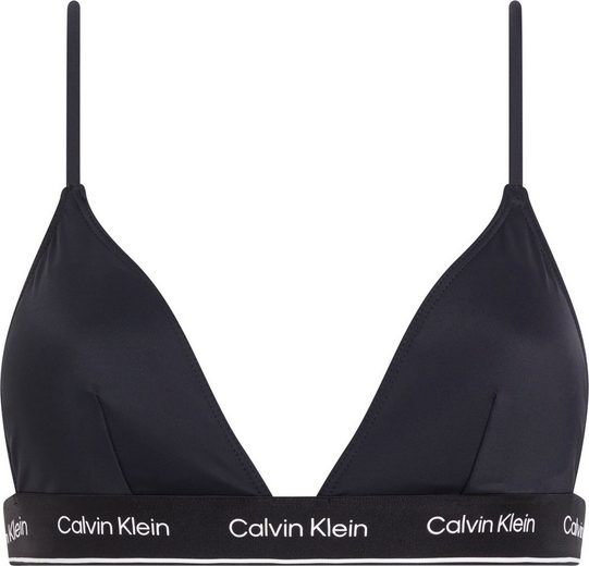 CALVIN KLEIN SWIMWEAR Triangel-Bikini-Top TRIANGLE-RP mit Logoschriftzügen auf dem Unterband mehr Cyber Monday