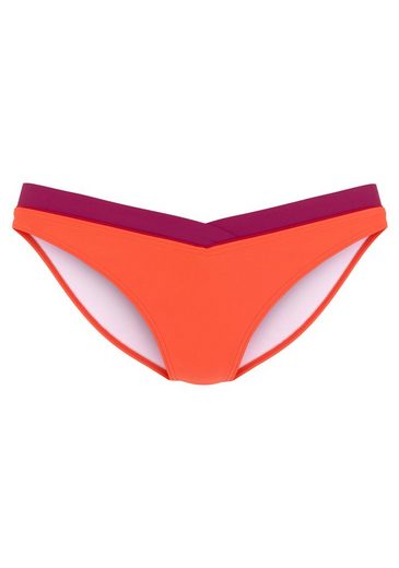S.OLIVER Bikini-Hose Yella mit kontrastfarbenen Details und V-Bund mehr Vatertagsangebot