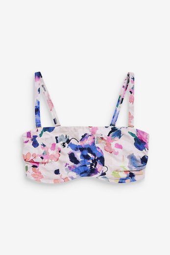 NEXT Bandeau-Bikini-Top Unwattierter, trägerloser Minimizer-Bikini, DD+ 1-St mehr Lagerräumung