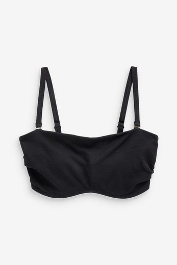 NEXT Bandeau-Bikini-Top Unwattierter, trägerloser Minimizer-Bikini, DD+ 1-St mehr Heißer Verkauf