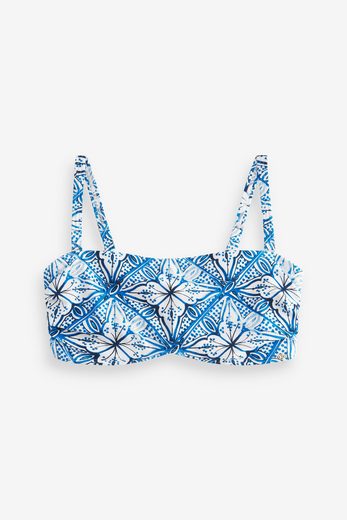 NEXT Bandeau-Bikini-Top Unwattierter, trägerloser Minimizer-Bikini, DD+ 1-St mehr Top Angebot