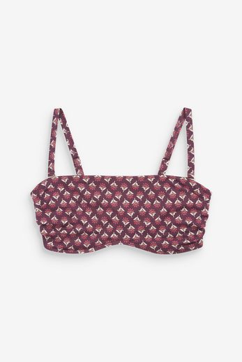 NEXT Bandeau-Bikini-Top Unwattierter, trägerloser Minimizer-Bikini, DD+ 1-St mehr Neueste Mode