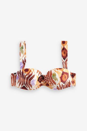 NEXT Bandeau-Bikini-Top Figurformendes, wattiertes Bandeau-Bikinitop 1-St mehr Zeitbegrenzte Promotion
