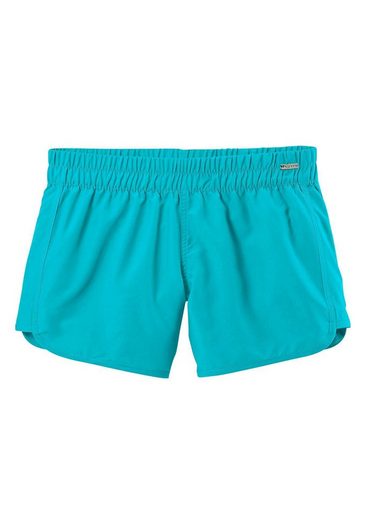 LASCANA Badeshorts elastisches Bündchen, mit Gesäßtasche, softe Microfaser-Qualität mehr Auslauf