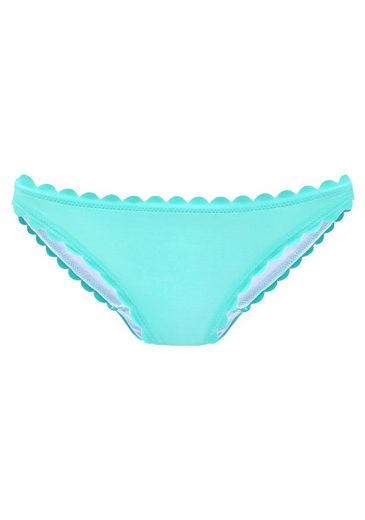 LASCANA Bikini-Hose Scallop in knapper Brasilien-Form mehr Kostenloser Versand international