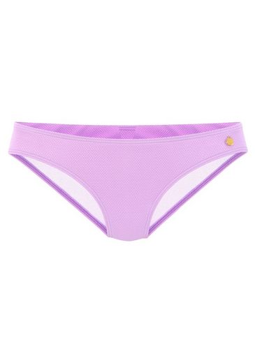 LASCANA Bikini-Hose Cana unifarben aus Strukturware mehr Schlussverkauf