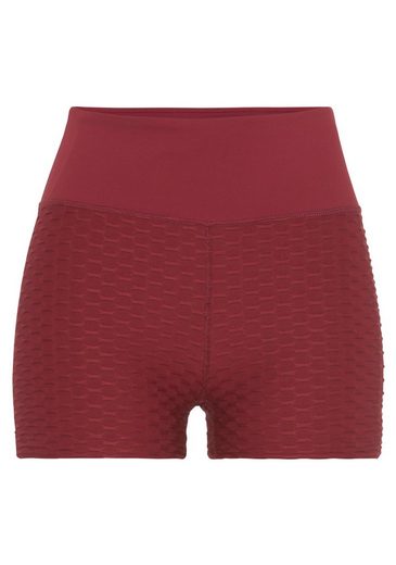 VIVANCE ACTIVE Shorts -Kurze Hose mit breitem Bund und Wabenoptik mehr Online Outlet