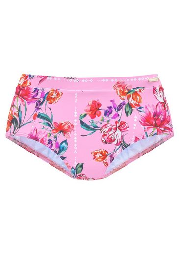 SUNSEEKER Highwaist-Bikini-Hose Modern mit floralem Design mehr VIP-Rabatte