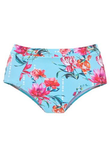 SUNSEEKER Highwaist-Bikini-Hose Modern mit floralem Design mehr Kostenlose Rückgabe