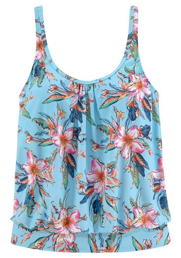 LASCANA Tankini-Top Malia mit lockerem Schnit und tropischem Print mehr Letzte 2 Tage