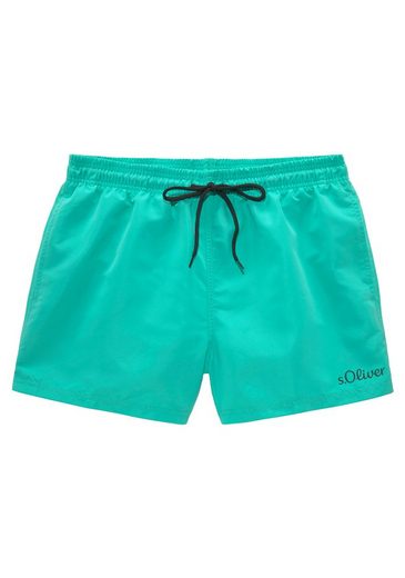 S.OLIVER Badeshorts mit komplementärem Farbdesign mehr Letzter Tag