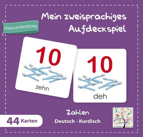 SCHULBUCHVERLAG ANADOLU Spiel Mein zweisprachiges Aufdeckspiel, Zahlen Deutsch-Kurdisch mehr JETZT KAUFEN