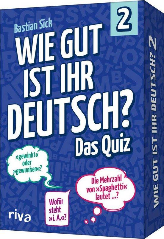 RIVA Spiel Wie gut ist Ihr Deutsch? - Das Quiz 2 mehr Riesige Rabatte