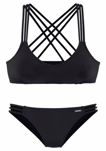 BRUNO BANANI Bustier-Bikini mit Zierbändern mehr im Angebot