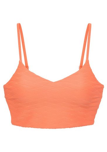SUNSEEKER Crop-Bikini-Top Loretta mit Strukturmuster mehr Schlussverkauf
