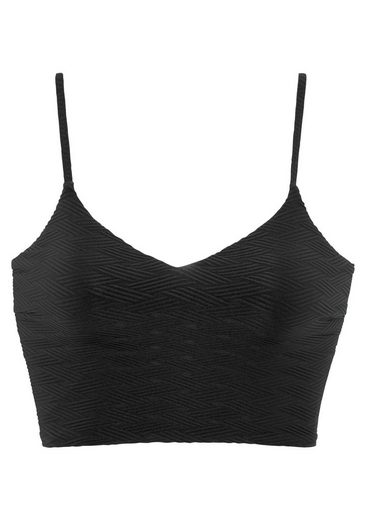 SUNSEEKER Crop-Bikini-Top Loretta mit Strukturmuster mehr Schlussverkauf