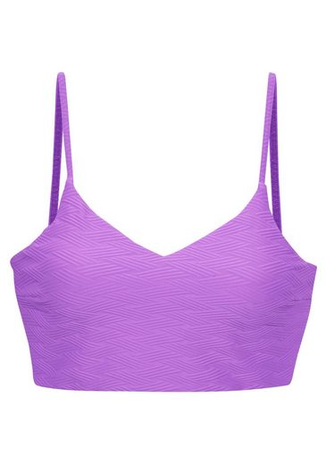 SUNSEEKER Crop-Bikini-Top Loretta mit Strukturmuster mehr Günstiger Verkauf