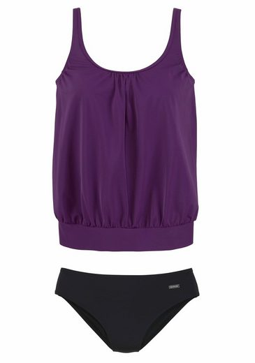 LASCANA Oversize-Tankini Miederverstärkung am Cup, Unterbrustgummi rundum, verstellbare Träger mehr Saisonschlussverkauf